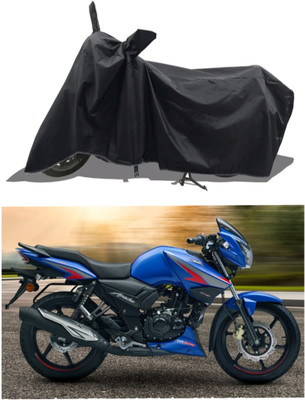 MMSSTAR Waterproof Two Wheeler Cover for TVS(Apache RTR 160 4V, Black)