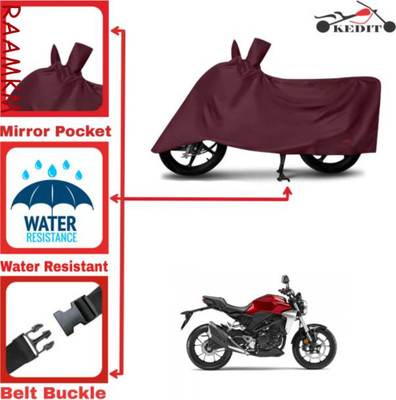 LIFE TO HUB Two Wheeler Cover for Hero, Honda, Bajaj, Ather, TVS, Yamaha(Tuono 150, Maroon)
