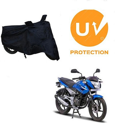 MMSSTAR Waterproof Two Wheeler Cover for Bajaj(XCD 125cc, Black)