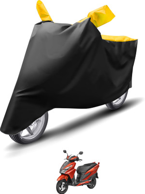 Caronix Waterproof Two Wheeler Cover for Honda(Grazia, Yellow)