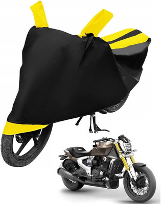 MOCKHE Two Wheeler Cover for TVS(Zeppelin, Yellow)