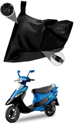 KEDIT Two Wheeler Cover for TVS(Star City, Black)