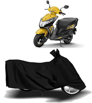 Mdstar Waterproof Two Wheeler Cover for Honda(Deo, Black)
