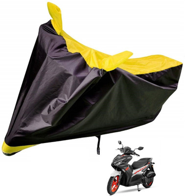 MOCKHE Two Wheeler Cover for Yamaha(Aerox 155 Maxi, Yellow)