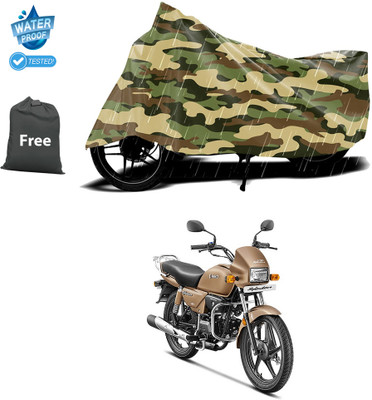 GOSHIV-car and bike accessories Waterproof Two Wheeler Cover for Hero(Splendor Plus, Yellow)
