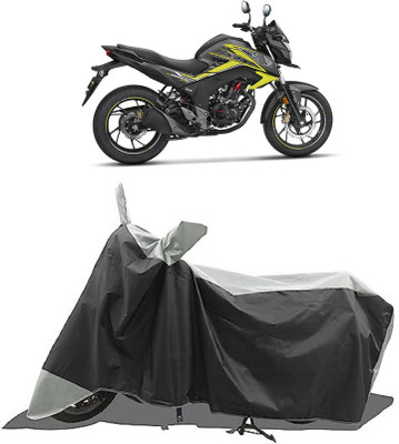 GROFATIK Two Wheeler Cover for Honda(CB Hornet 160, Grey)