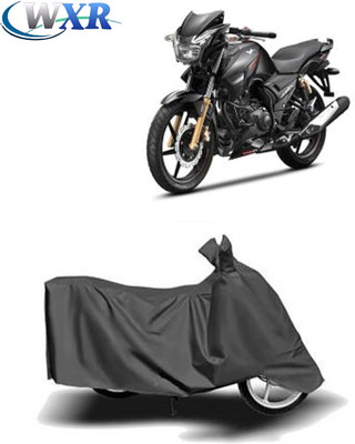 WXR Waterproof Two Wheeler Cover for TVS(Apache RTR 180, Grey)