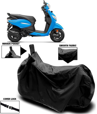 DeepShakshi AUTOMOTIVE Waterproof Two Wheeler Cover for Hero(Pleasure Plus, Black)