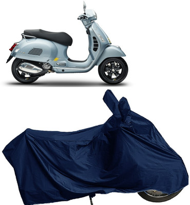 DIGGU Two Wheeler Cover for Vespa(GTS Super 300 BS6, Blue)
