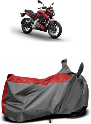 RM Collections Waterproof Two Wheeler Cover for Bajaj(Pulsar N160, Red, Grey)