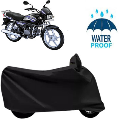 Autoinnovation Waterproof Two Wheeler Cover for Hero(Splendor Pro, Black)