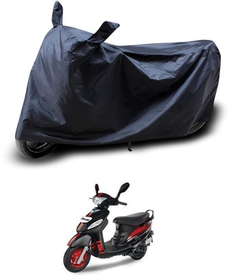 KEDIT Two Wheeler Cover for Mahindra(Duro 125, Black)