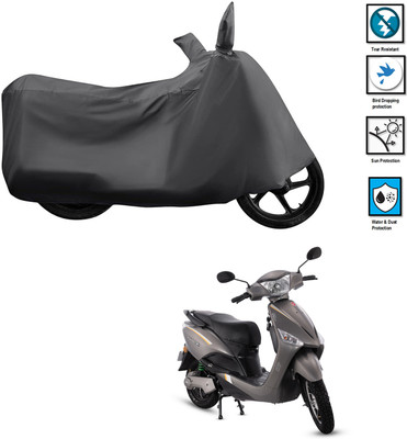 PAGORA Waterproof Two Wheeler Cover for Hero(Electric Optima BS6, Grey)