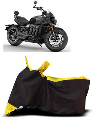VESMEI Two Wheeler Cover for Triumph(Rocket III, Yellow)