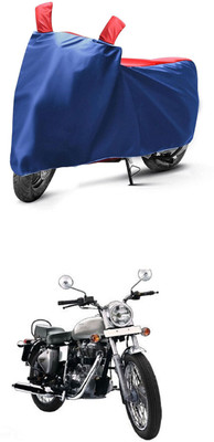 KAHRA Waterproof Two Wheeler Cover for Royal Enfield(Bullet Electra Twinspark, Blue, Red)