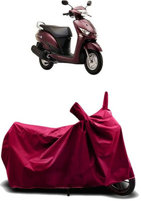 AASHTIK AMRT Two Wheeler Cover for Yamaha(Alpha BS6, Maroon)