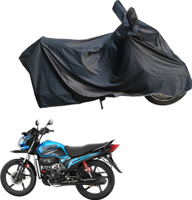 Motodreka Waterproof Two Wheeler Cover for Hero(Passion Pro TR, Black)