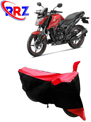 RRZ Waterproof Two Wheeler Cover for Bajaj(Blade 125, Black, Red)