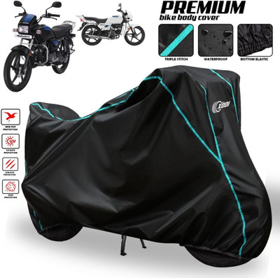 AutoGalaxy Waterproof Two Wheeler Cover for Hero(Splendor, Black)