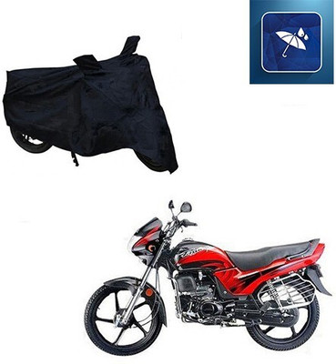 MMSSTAR Waterproof Two Wheeler Cover for Honda(Passion Plus, Black)