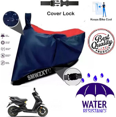 SK AUTO Waterproof Two Wheeler Cover for Ather(450 X, Red, Blue)