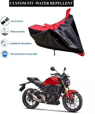 PAGORA Waterproof Two Wheeler Cover for Honda(CB300R, Red)