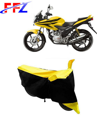 FFZ Waterproof Two Wheeler Cover for Honda(CBF, Black, Yellow)