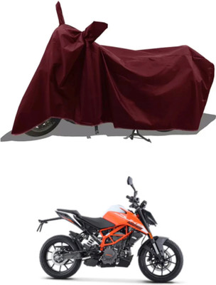 MMSSTAR Waterproof Two Wheeler Cover for KTM(125 Duke BS6, Maroon)