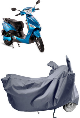 Amexride Two Wheeler Cover for Hero Electric(Electric Optima Plus, Grey)
