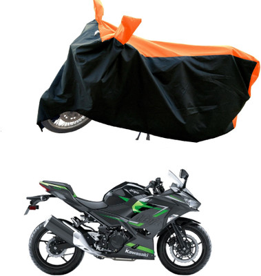 AESTRYD Two Wheeler Cover for Kawasaki(Ninja 400 BS6, Orange)