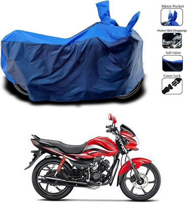 SEBONGO Waterproof Two Wheeler Cover for Hero(Passion Pro TR, Blue)