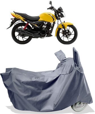 Amexride Two Wheeler Cover for Suzuki(Sling, Grey)