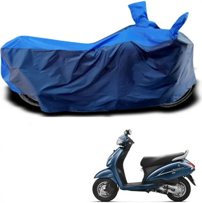 PEDALUP Waterproof Two Wheeler Cover for Honda, Universal For Bike(Activa 3G, Blue, Blue)