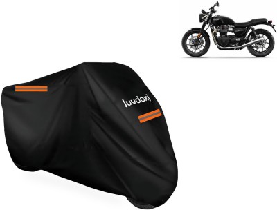 Juvdoxj Waterproof Two Wheeler Cover for Triumph(Street Twin, Black)