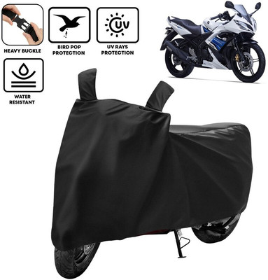 kerwa Two Wheeler Cover for Yamaha(R15S, Black)