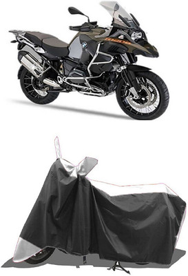 SUGASHRI Waterproof Two Wheeler Cover for KTM(1050 Adventure, White, Black)