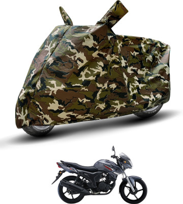 Auto Hub Waterproof Two Wheeler Cover for Yamaha(SZ-S, Brown)