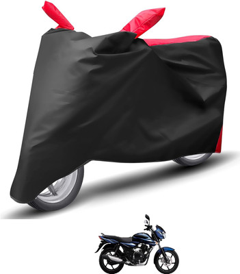 Caronix Waterproof Two Wheeler Cover for Bajaj(Discover 135, Red)