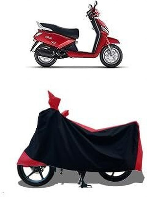 AASHTIK MART Two Wheeler Cover for Mahindra(Gusto, Red)