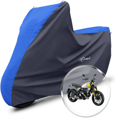 Neodrift Two Wheeler Cover for Ducati(Scrambler Icon, Blue)
