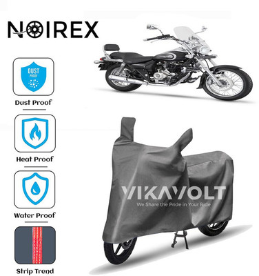 NOIREX Two Wheeler Cover for Bajaj(Avenger 220 Cruise, Grey)