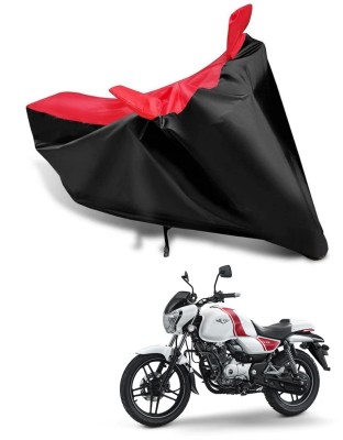 KEDIT Two Wheeler Cover for Bajaj(V 150, Red, Black)