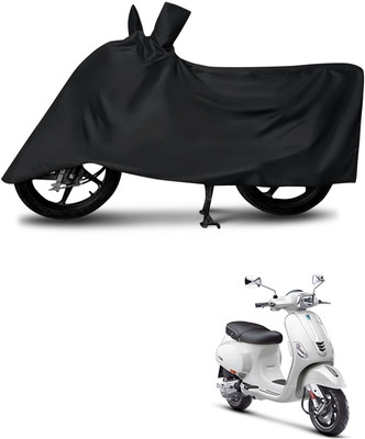 KEDIT Two Wheeler Cover for Vespa(SXL 150 BS6, Black)