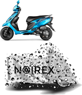 NOIREX Two Wheeler Cover for TVS(Zest, Silver)