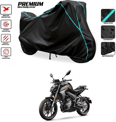 SThanaveX Two Wheeler Cover for CFMoto(300NK, Black)