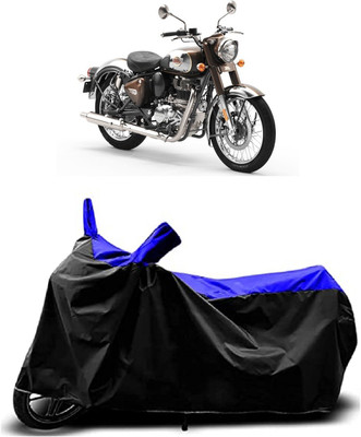 VESMEI Two Wheeler Cover for Royal Enfield(Standardv BS6, Blue)