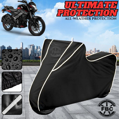 AutoGalaxy Waterproof Two Wheeler Cover for Bajaj(Pulsar 200, Black)