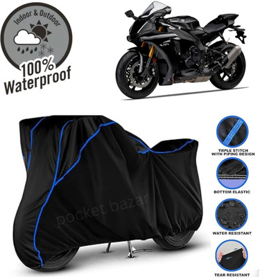 pocket bazar Waterproof Two Wheeler Cover for Suzuki(GSX, Black)