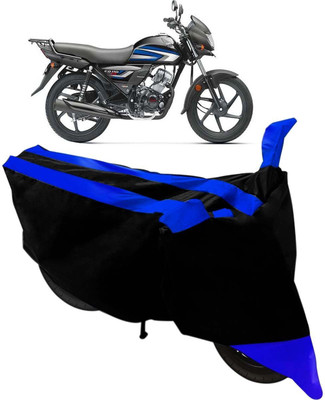 Mdstar Waterproof Two Wheeler Cover for Honda(CD, Black, Blue)