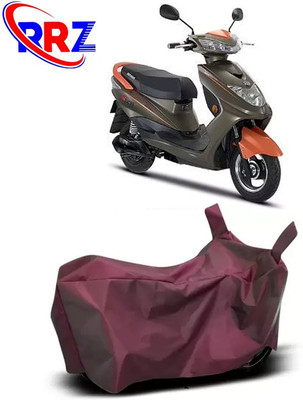 RRZ Waterproof Two Wheeler Cover for Okinawa(Ridge Plus, Maroon)